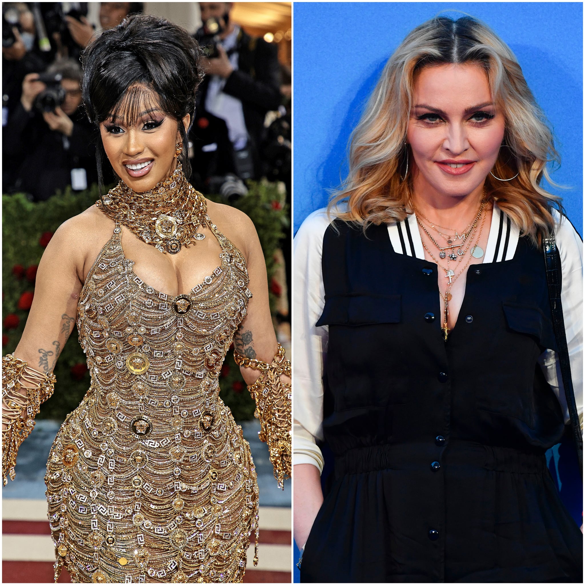 Cardi B and Madonna Reveal They Worked Through Their Clown-Emoji Drama