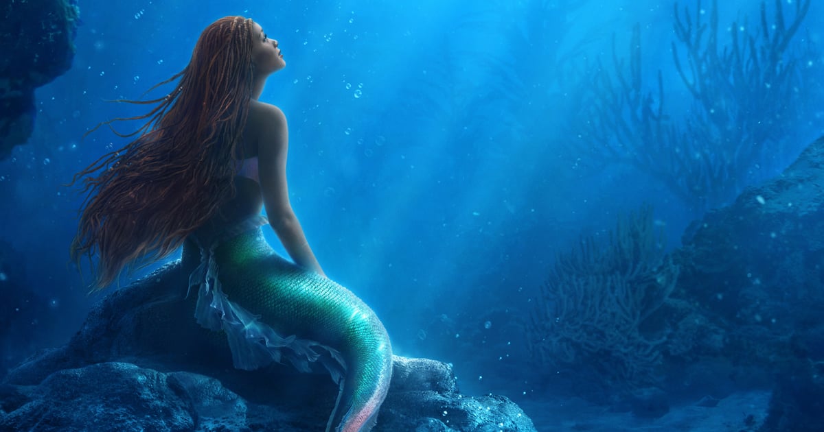 Halle Bailey Takes Us Under the Sea in the New Poster For “The Little Mermaid”