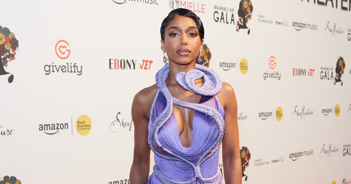 Lori Harvey’s Bold Gown Features a Waist-High Slit and a Front Cutout