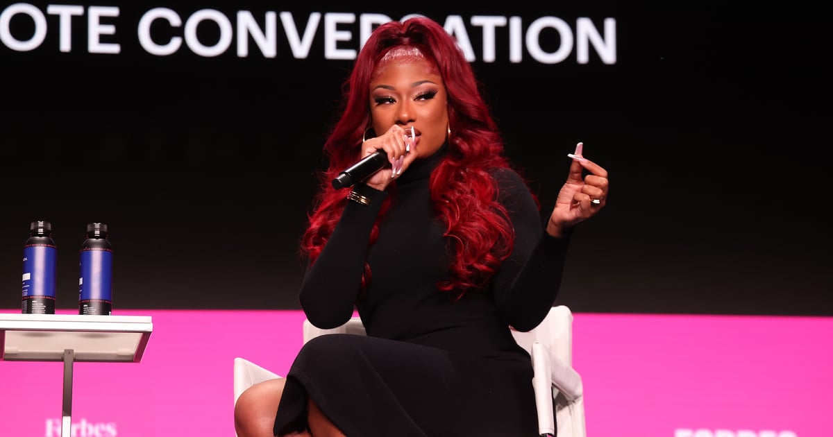Megan Thee Stallion Is Ready For Fall in a Black Bodycon Dress and Strappy Heels