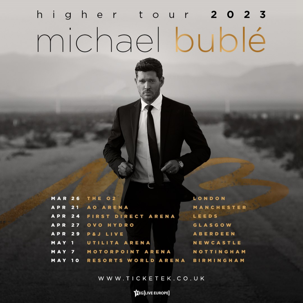 michael buble uk tour 2023 ticketmaster