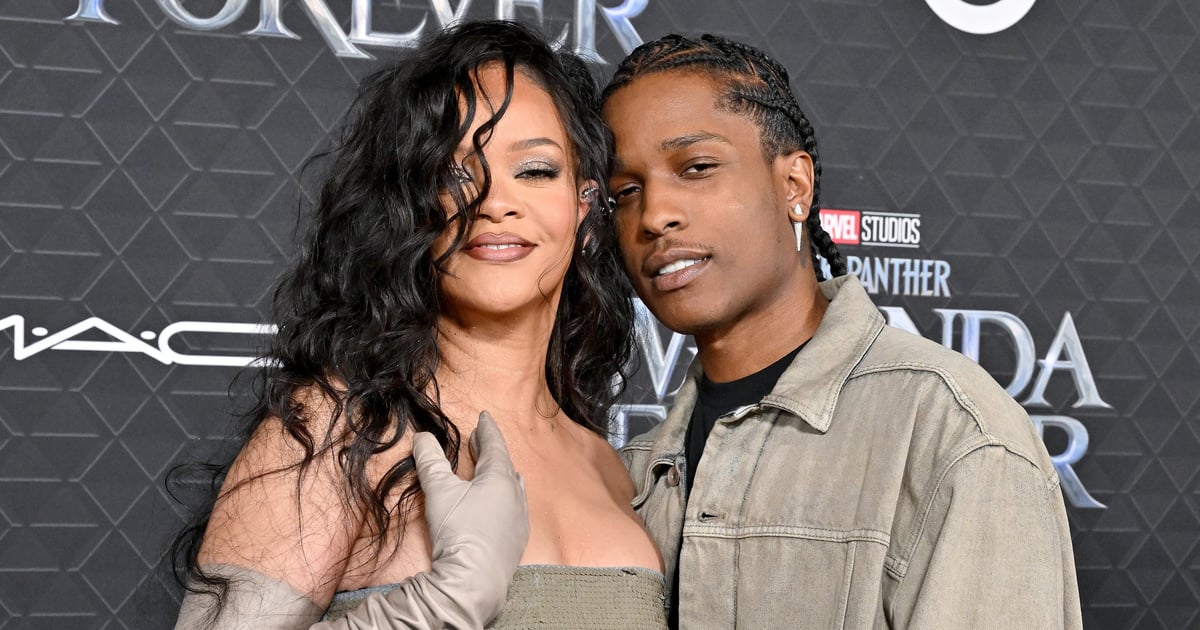Rihanna and A$AP Rocky Walk First Red Carpet as Parents For “Black Panther 2” Premiere