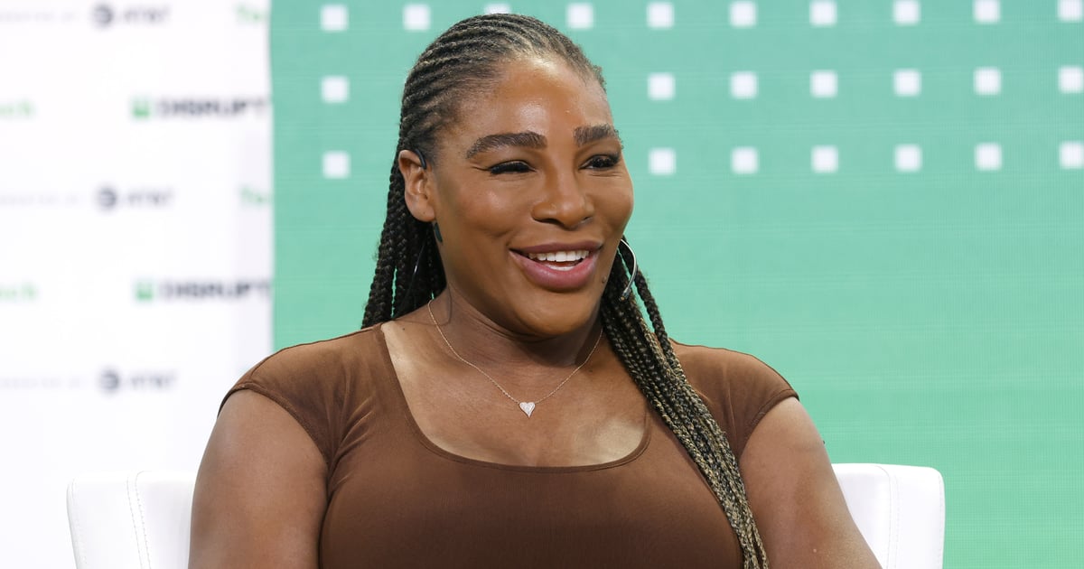 Serena Williams Wows in an Argyle Miniskirt and Matching Stiletto Pumps