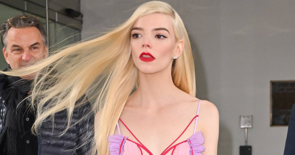 Anya Taylor-Joy Levitates Through NYC in Invisible Heels and a Cutout Dress