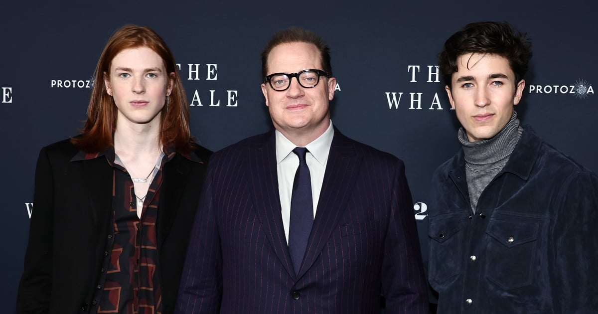 Brendan Fraser’s Teenage Sons Make a Rare Appearance For “The Whale” Premiere