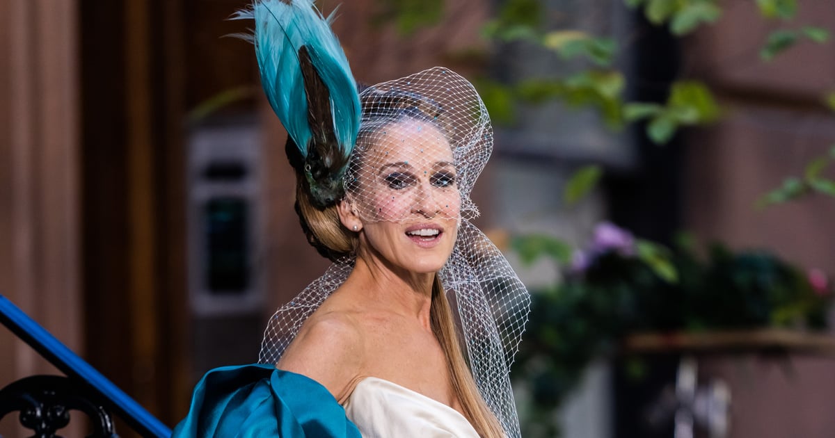 Carrie Bradshaw’s Wedding Dress and Bird Headpiece Are Back For “And Just Like That”