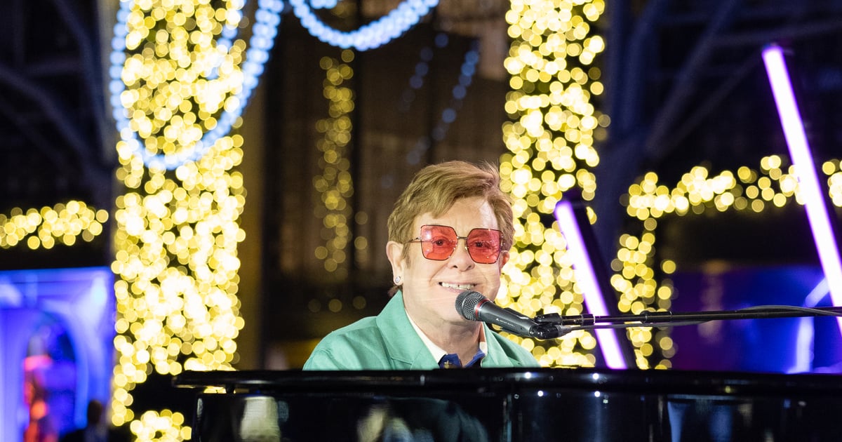 Elton John Celebrates the Saks Holiday Windows With a Surprise Performance of “Your Song”