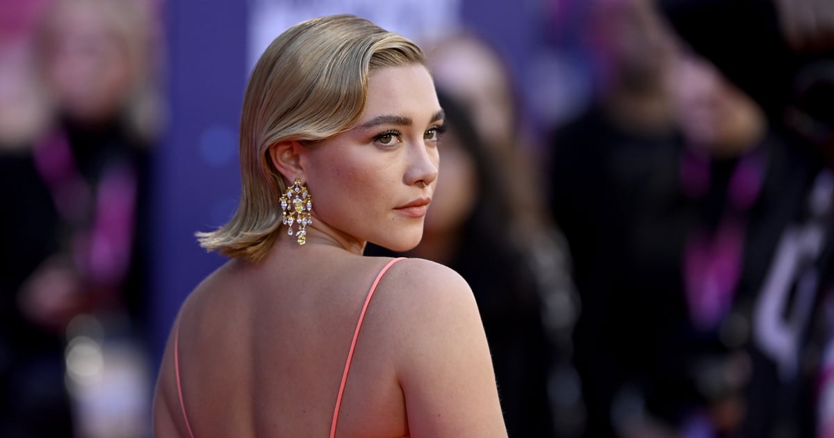 Florence Pugh Continues Her Naked-Dress Era in a Sheer White Gown