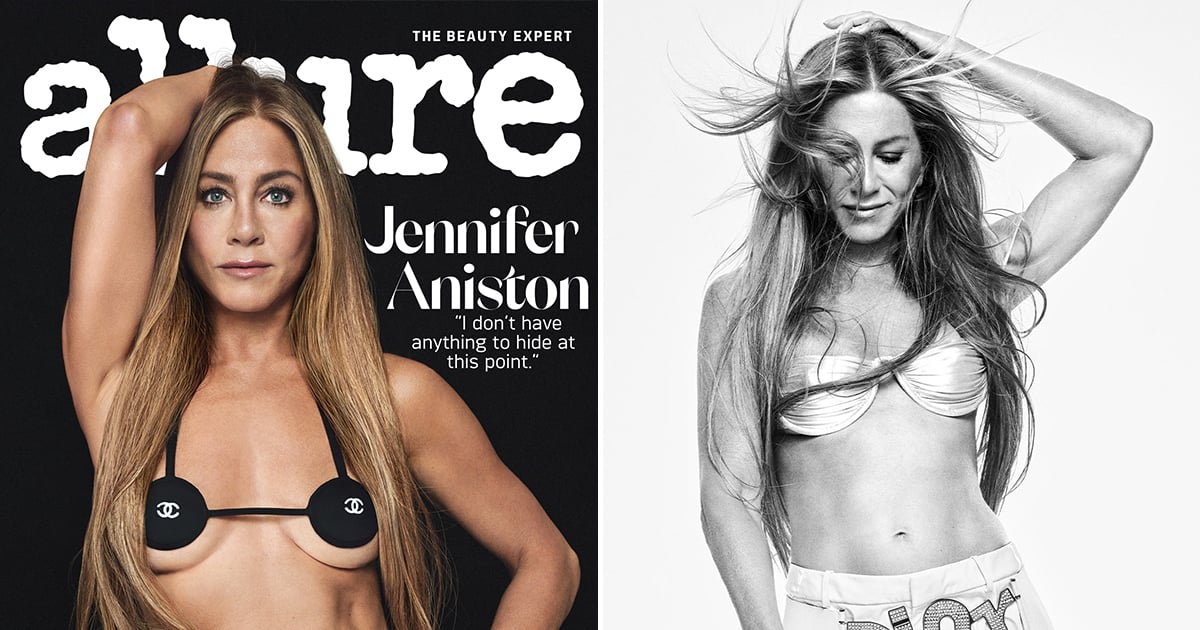 Jennifer Aniston Wears a Micro Bikini Top and G-String in New Cover Shoot