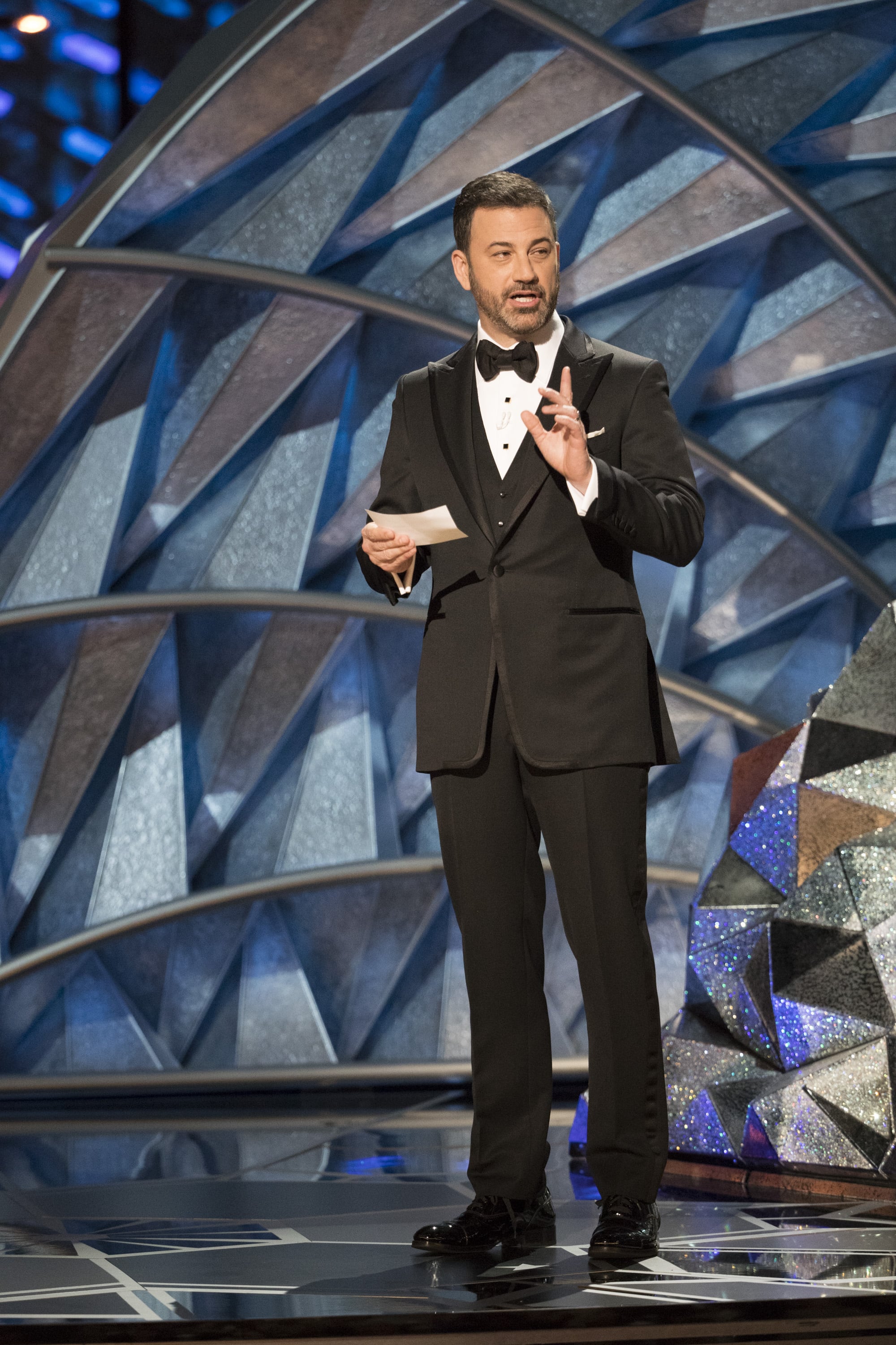 THE OSCARS(r) - The 90th Oscars(r) broadcasts live on Oscar(r) SUNDAY, MARCH 4, 2018, at the Dolby Theatre® at Hollywood & Highland Center® in Hollywood, on the Disney General Entertainment Content via Getty Images Television Network. (Craig Sjodin via Getty Images)JIMMY KIMMEL