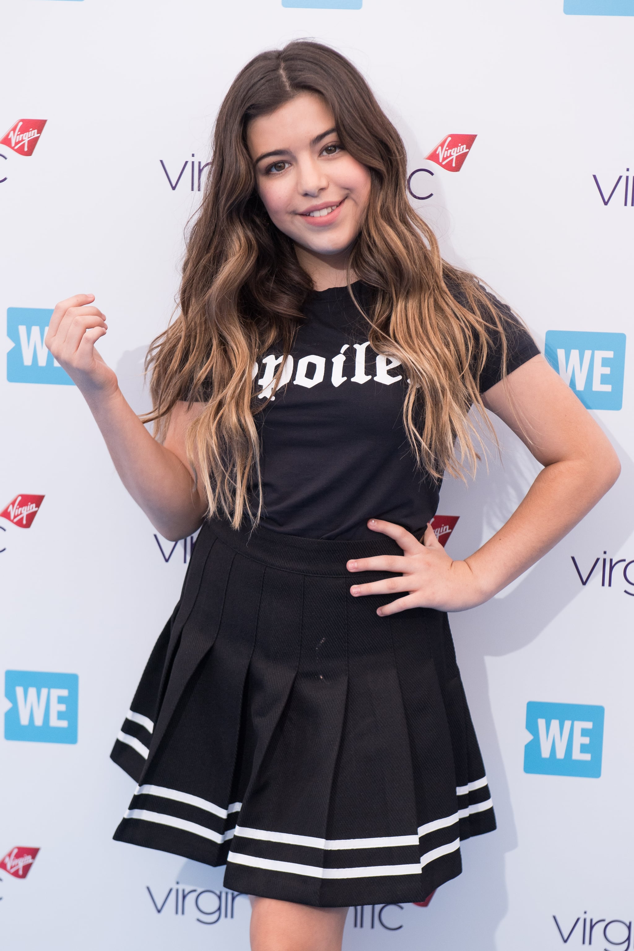 LONDON, ENGLAND - MARCH 07: Sophia Grace attends 'We Day UK' at Wembley Arena on March 7, 2018 in London, England. (Photo by Jeff Spicer/Getty Images)