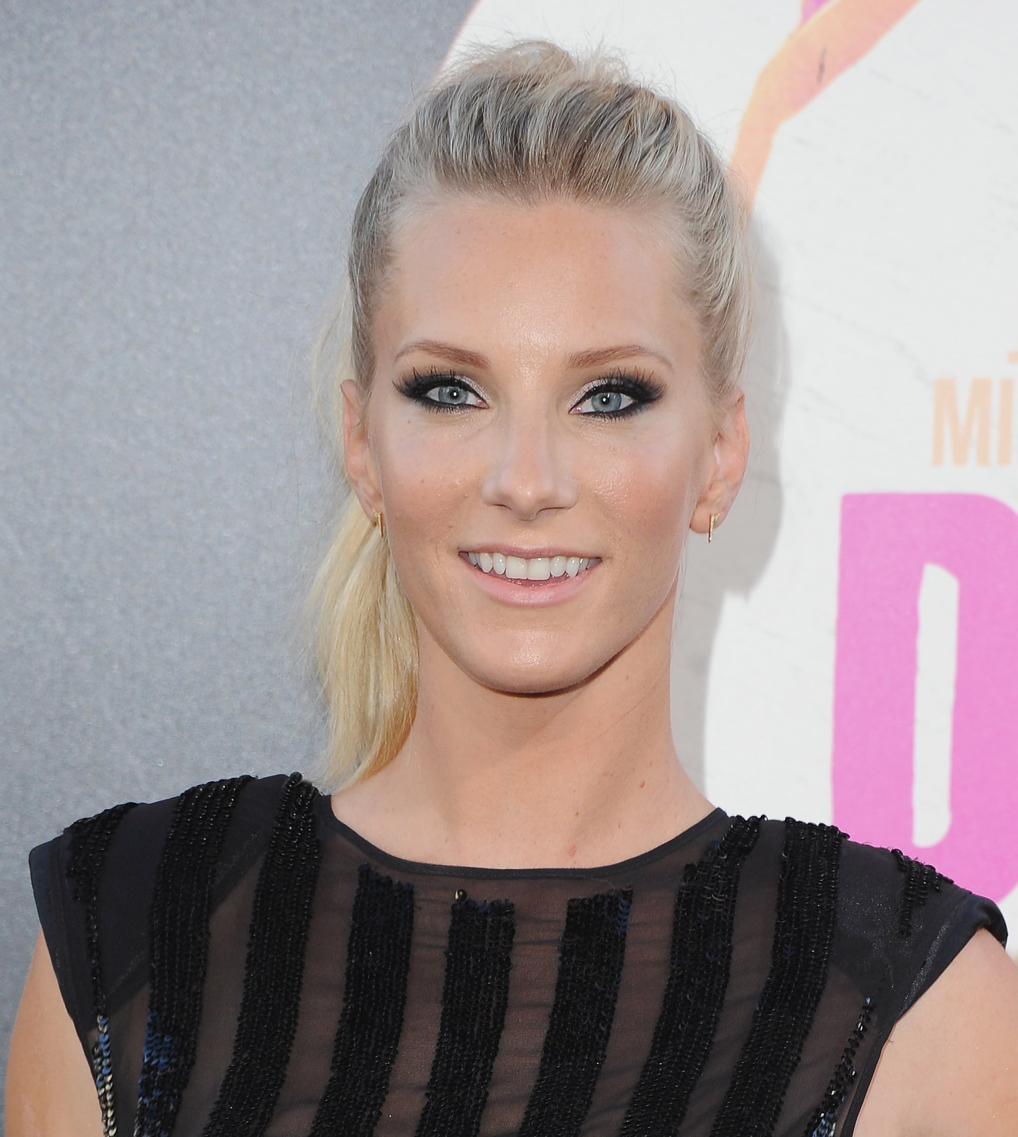 HOLLYWOOD, CA - AUGUST 15: Actress Heather Morris arrives at the Los Angeles Premiere 
