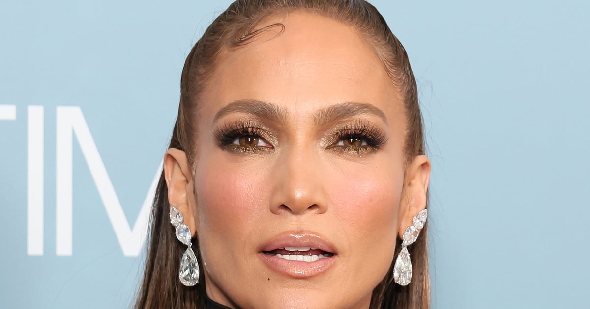 J Lo Is Peak 2000s in an Ultra-Low-Rise Leather Skirt and Corset Top